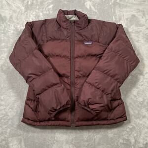 Patagonia Fitz Roy Jacket Womens Small Goose Down Quilted Outdoor Puffer Hiking